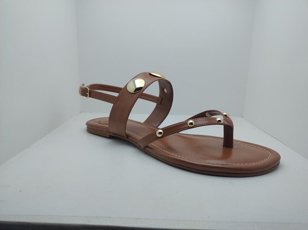 Rasteira Bico Redondo - 3 Marias